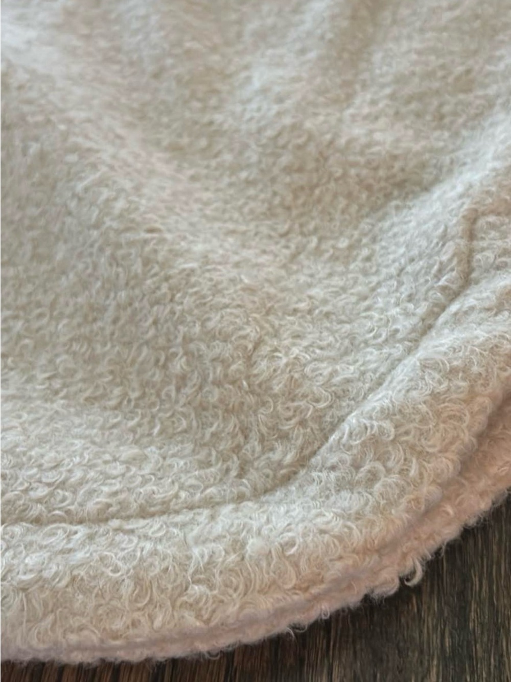 Z Supply Women’s Cream Sherpa Zip Jacket - Picture 6 of 11
